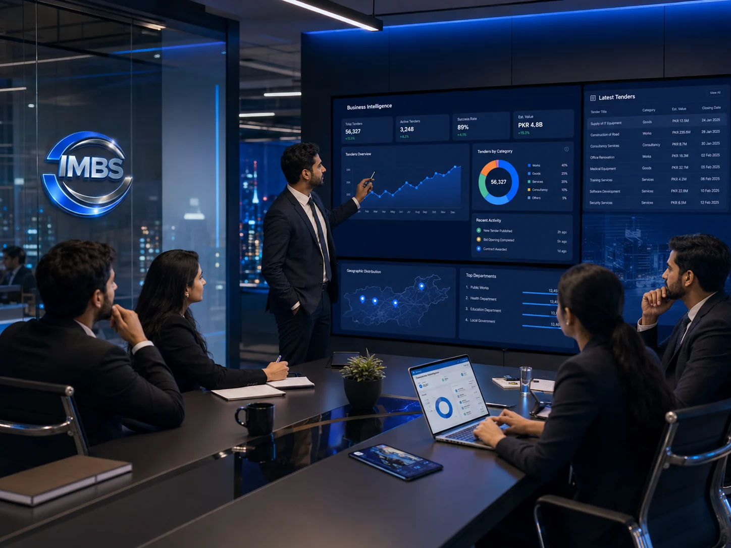 IMBS business intelligence and growth strategy team
