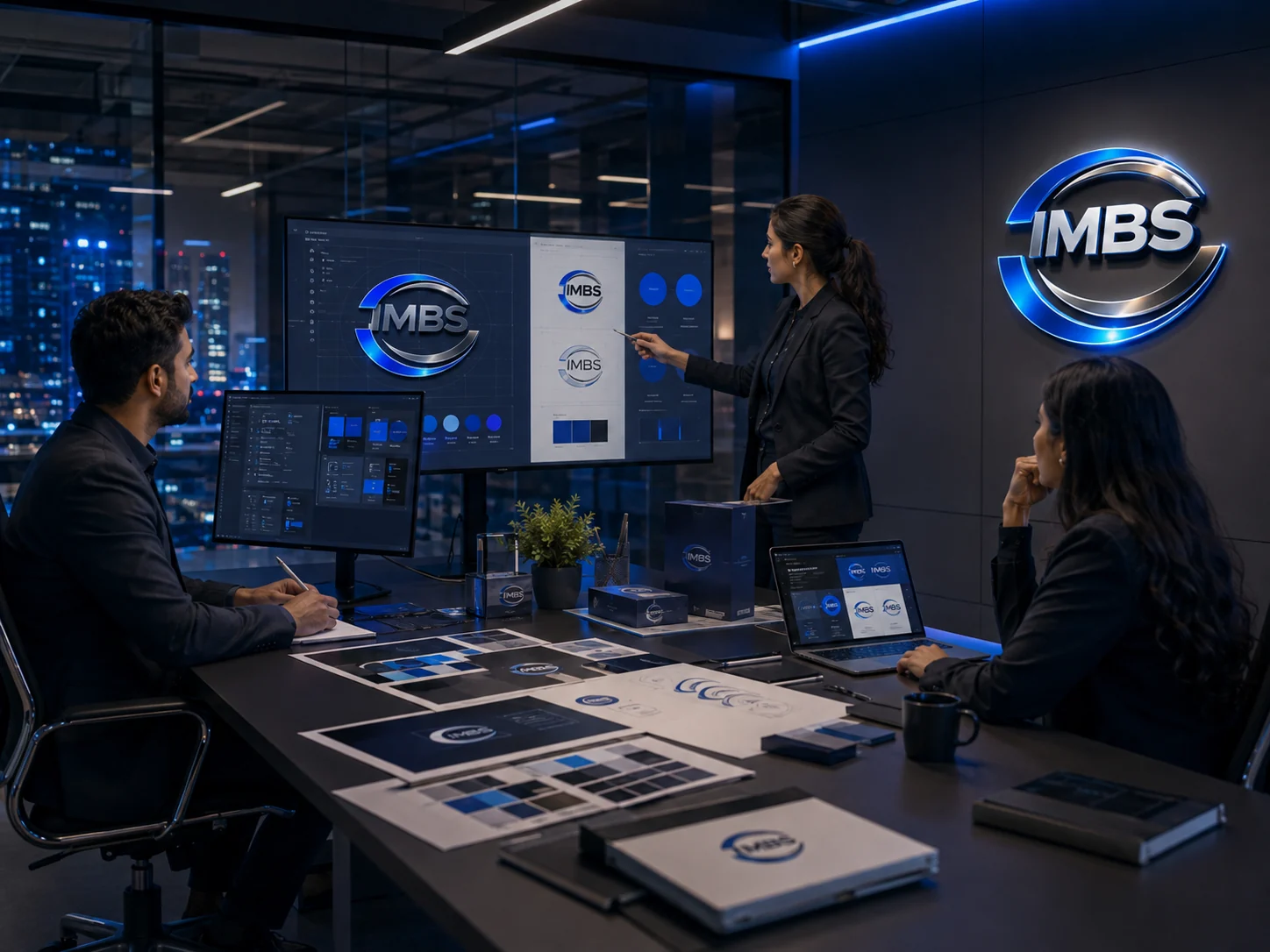 Brand Identity & Graphic Design — IMBS service