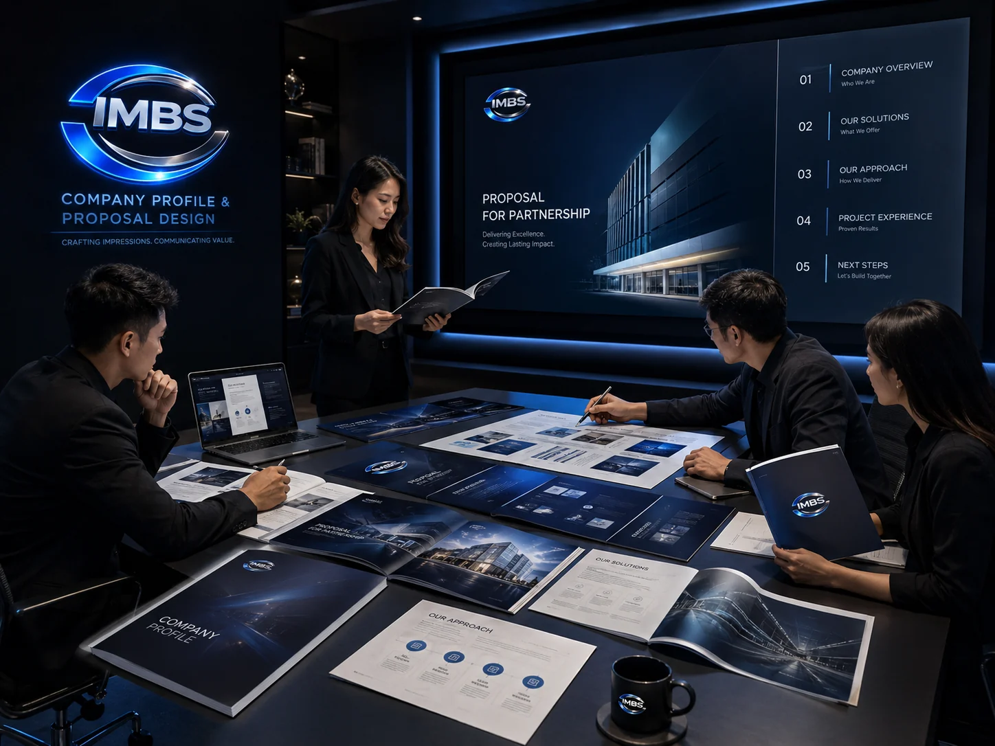 IMBS brochures and company literature