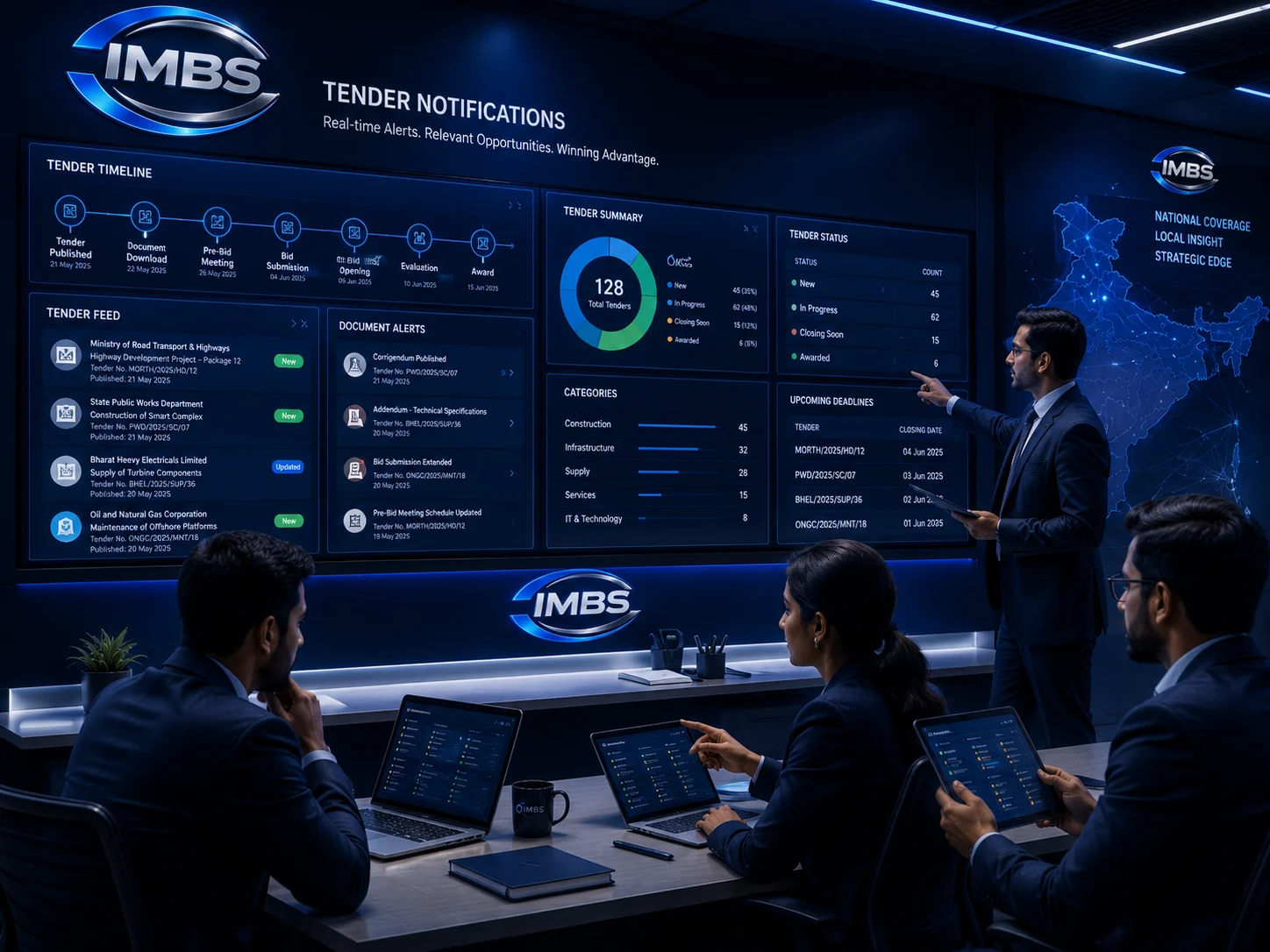 Premium Tender Alerts Subscription — IMBS service